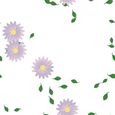 Çiçeksiz arka plan, vektör illüstrasyonu