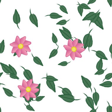 Çiçeksiz arka plan, vektör illüstrasyonu