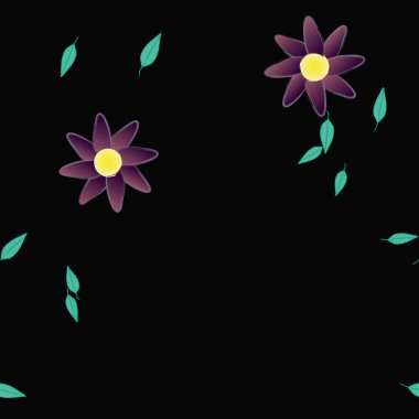 Çiçeksiz arka plan, vektör illüstrasyonu