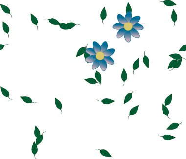 Çiçeksiz arka plan, vektör illüstrasyonu