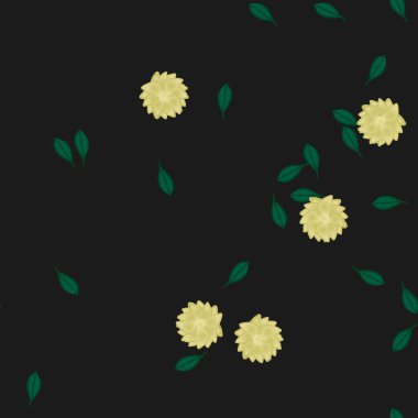 Yaprakları pürüzsüz arkaplan, vektör illüstrasyonu