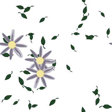 Çiçeksiz arka plan, vektör illüstrasyonu