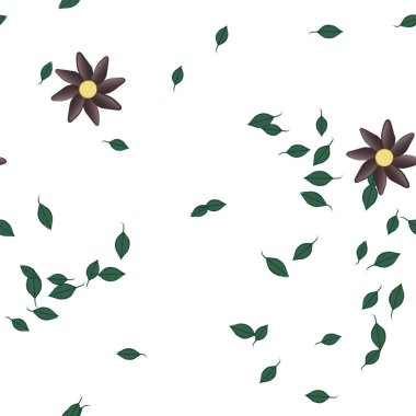 Çiçeksiz arka plan, vektör illüstrasyonu