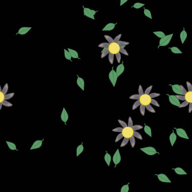 Çiçeksiz arka plan, vektör illüstrasyonu