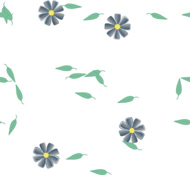 Yaprakları pürüzsüz arkaplan, vektör illüstrasyonu