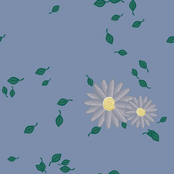 Beau Fond Floral Sans Couture Illustration Vectorielle — Image vectorielle