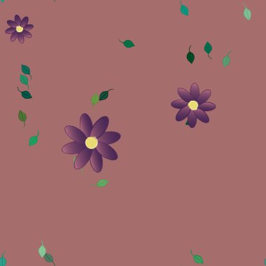 Çiçeksiz arka plan, vektör illüstrasyonu