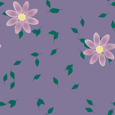 Çiçeksiz arka plan, vektör illüstrasyonu