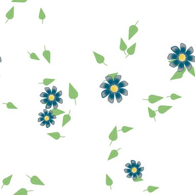 Çiçeksiz arka plan, vektör illüstrasyonu