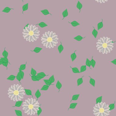 Çiçeksiz arka plan, vektör illüstrasyonu