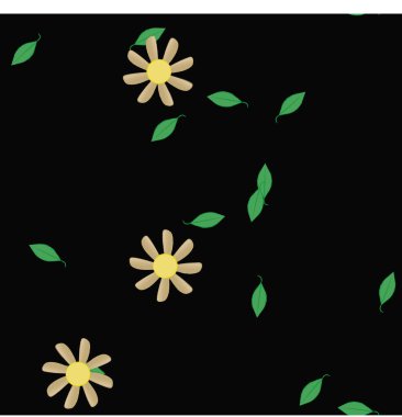 Çiçeksiz arka plan, vektör illüstrasyonu