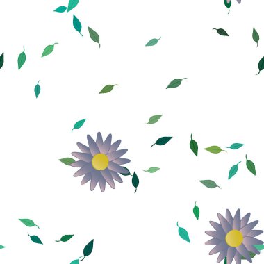 Çiçeksiz arka plan, vektör illüstrasyonu