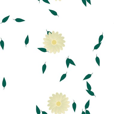 Çiçeksiz arka plan, vektör illüstrasyonu