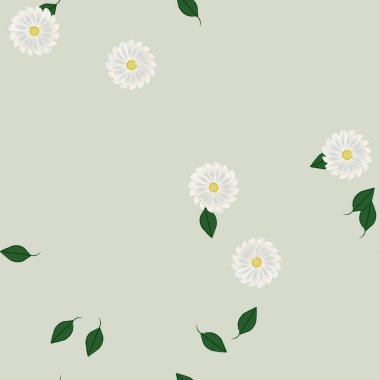 Çiçeksiz arka plan, vektör illüstrasyonu