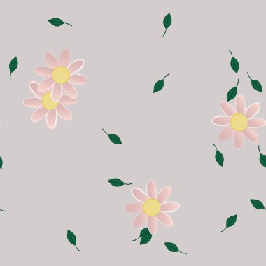 Çiçeksiz arka plan, vektör illüstrasyonu