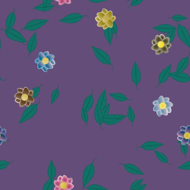 Çiçeksiz arka plan, vektör illüstrasyonu