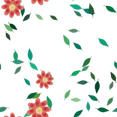 Çiçeksiz arka plan, vektör illüstrasyonu