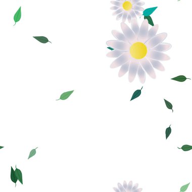 Çiçeksiz arka plan, vektör illüstrasyonu