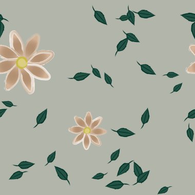 Çiçeksiz arka plan, vektör illüstrasyonu