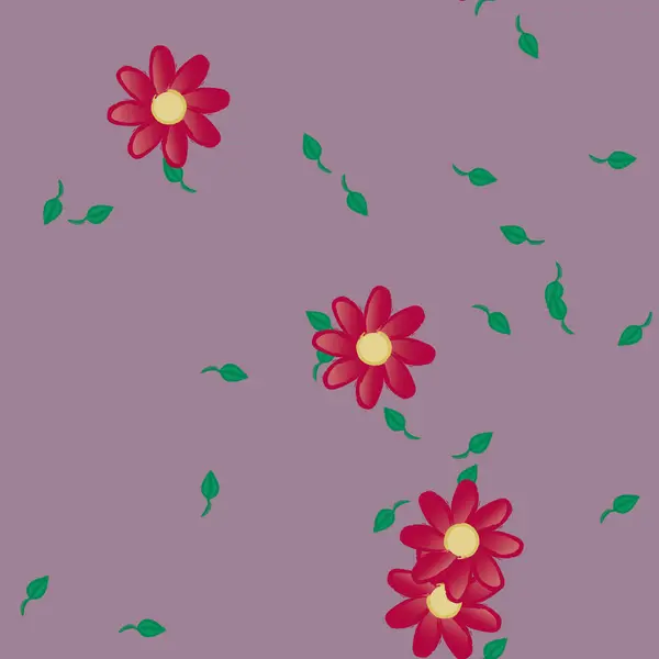 美しい花のシームレスな背景ベクトル図花 — ストックベクタ