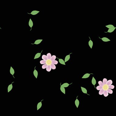 Çiçeksiz arka plan, vektör illüstrasyonu