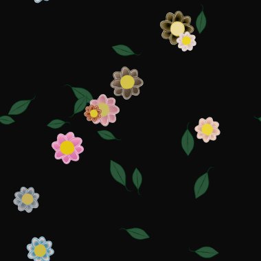 Çiçeksiz arka plan, vektör illüstrasyonu