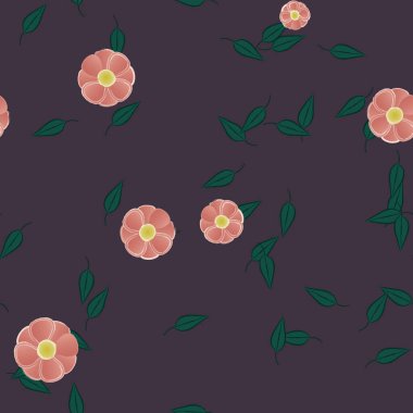 Çiçeksiz arka plan, vektör illüstrasyonu