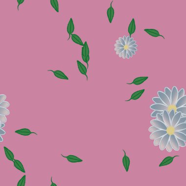 Çiçeksiz arka plan, vektör illüstrasyonu