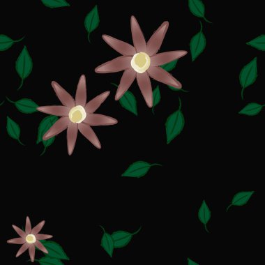 Çiçeksiz arka plan, vektör illüstrasyonu