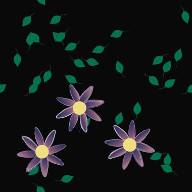 Çiçeksiz arka plan, vektör illüstrasyonu