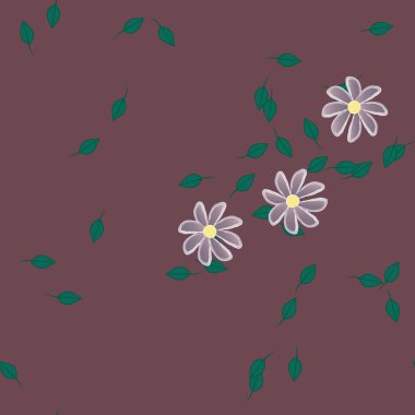 Çiçeksiz arka plan, vektör illüstrasyonu