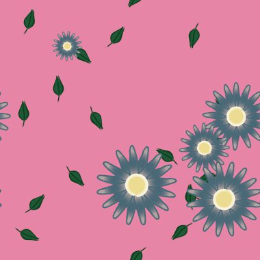 Çiçeksiz arka plan, vektör illüstrasyonu