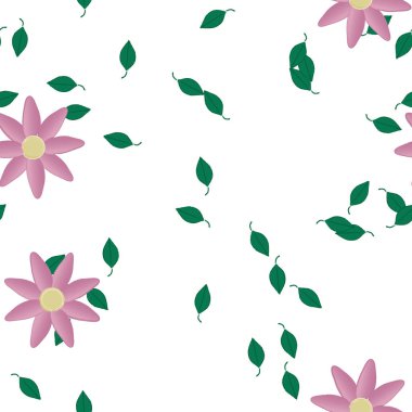 Çiçeksiz arka plan, vektör illüstrasyonu