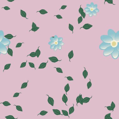 Çiçeksiz arka plan, vektör illüstrasyonu