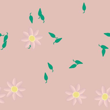 Çiçeksiz arka plan, vektör illüstrasyonu