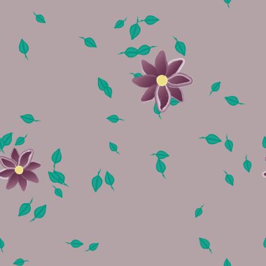 Çiçeksiz arka plan, vektör illüstrasyonu