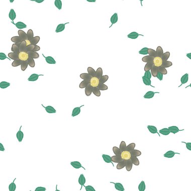 Çiçeksiz arka plan, vektör illüstrasyonu