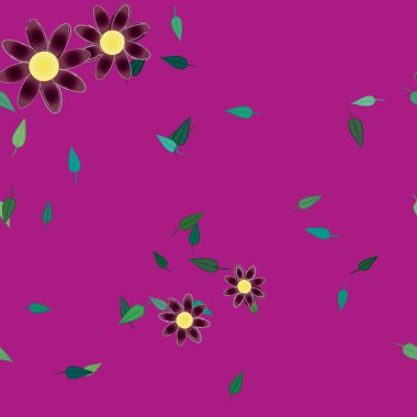 Çiçeksiz arka plan, vektör illüstrasyonu