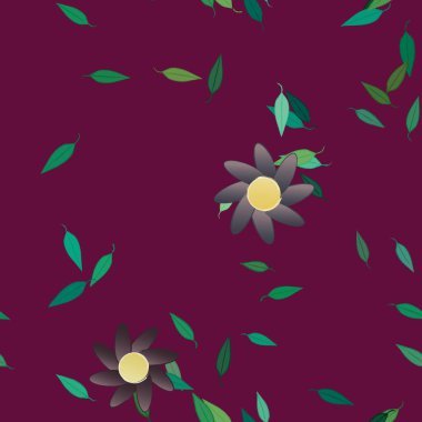 Çiçeksiz arka plan, vektör illüstrasyonu