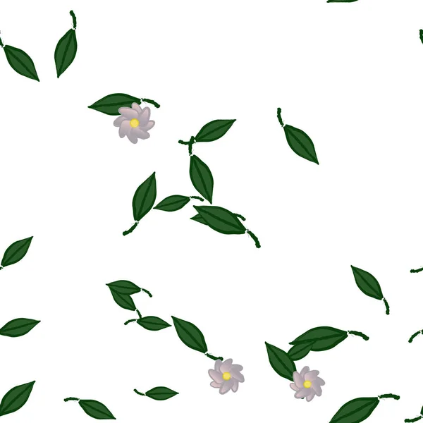 美しい花のシームレスな背景ベクトル図花 — ストックベクタ