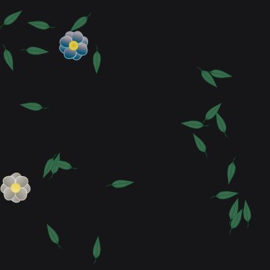 Çiçeksiz arka plan, vektör illüstrasyonu