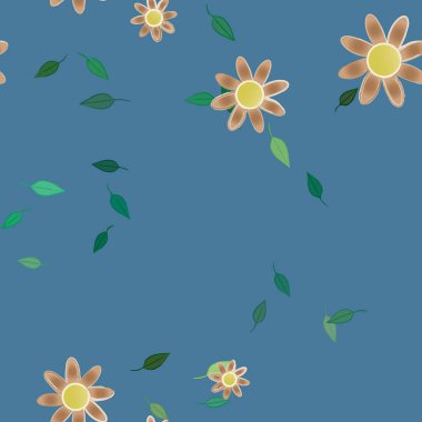 Çiçeksiz arka plan, vektör illüstrasyonu