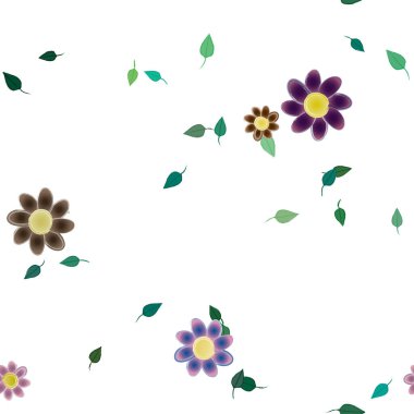 Çiçeksiz arka plan, vektör illüstrasyonu