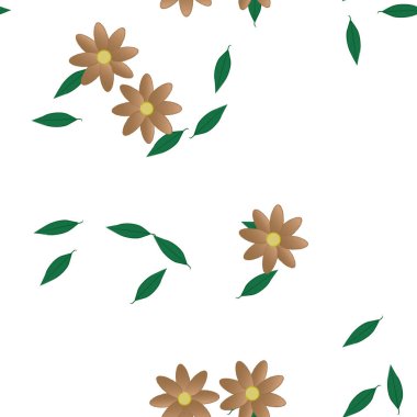 Çiçeksiz arka plan, vektör illüstrasyonu