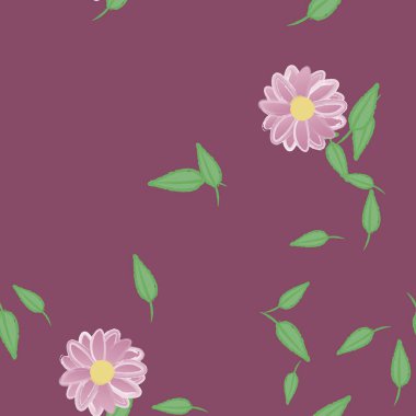 Çiçeksiz arka plan, vektör illüstrasyonu