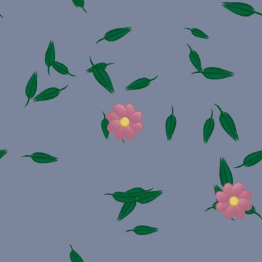 Çiçeksiz arka plan, vektör illüstrasyonu