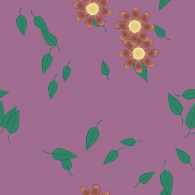 Çiçeksiz arka plan, vektör illüstrasyonu