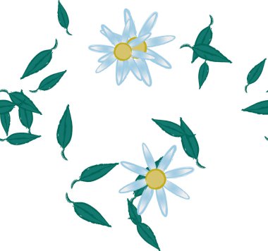 Çiçeksiz arka plan, vektör illüstrasyonu