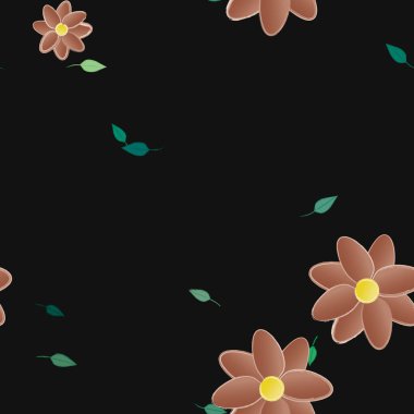 Çiçeksiz arka plan, vektör illüstrasyonu