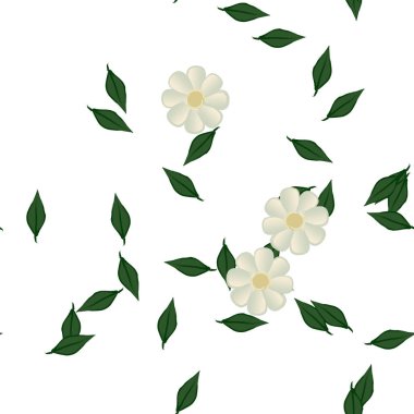 Çiçeksiz arka plan, vektör illüstrasyonu